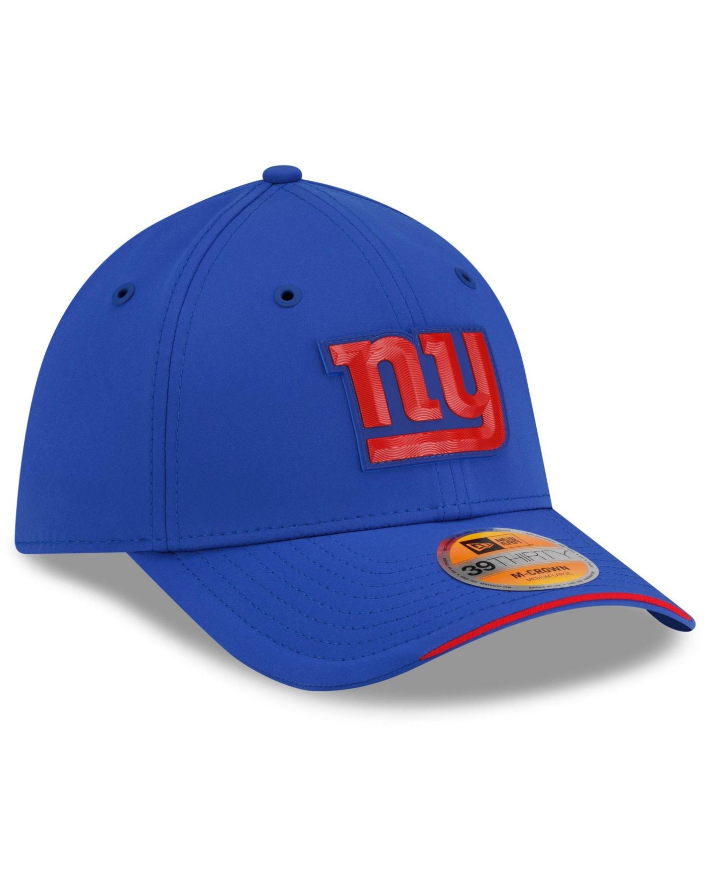 Мужская кепка New Era Royal New York Giants 2026 Sideline 39THIRTY M-Crown Flex Hat — фото 3
