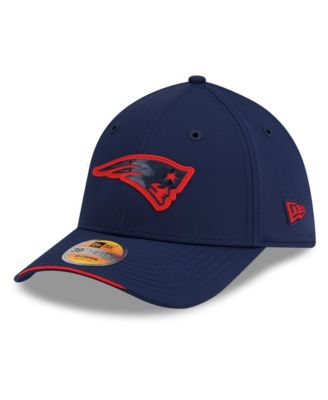 Men's Navy New England Patriots 2026 Sideline 39THIRTY M-Crown Flex Hat