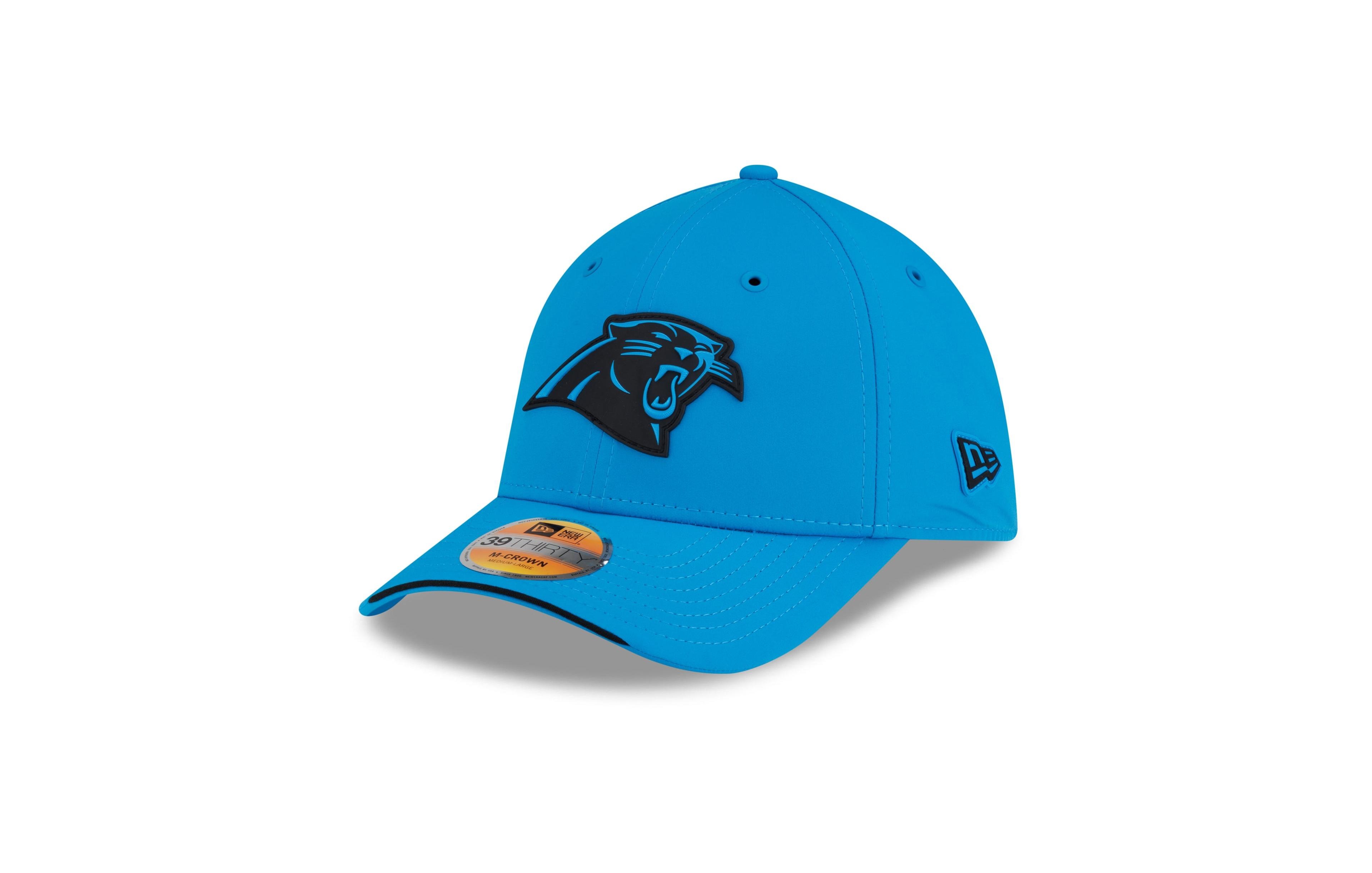 New Era Men's Blue Carolina Panthers 2026 Sideline 39THIRTY M-Crown Flex Hat