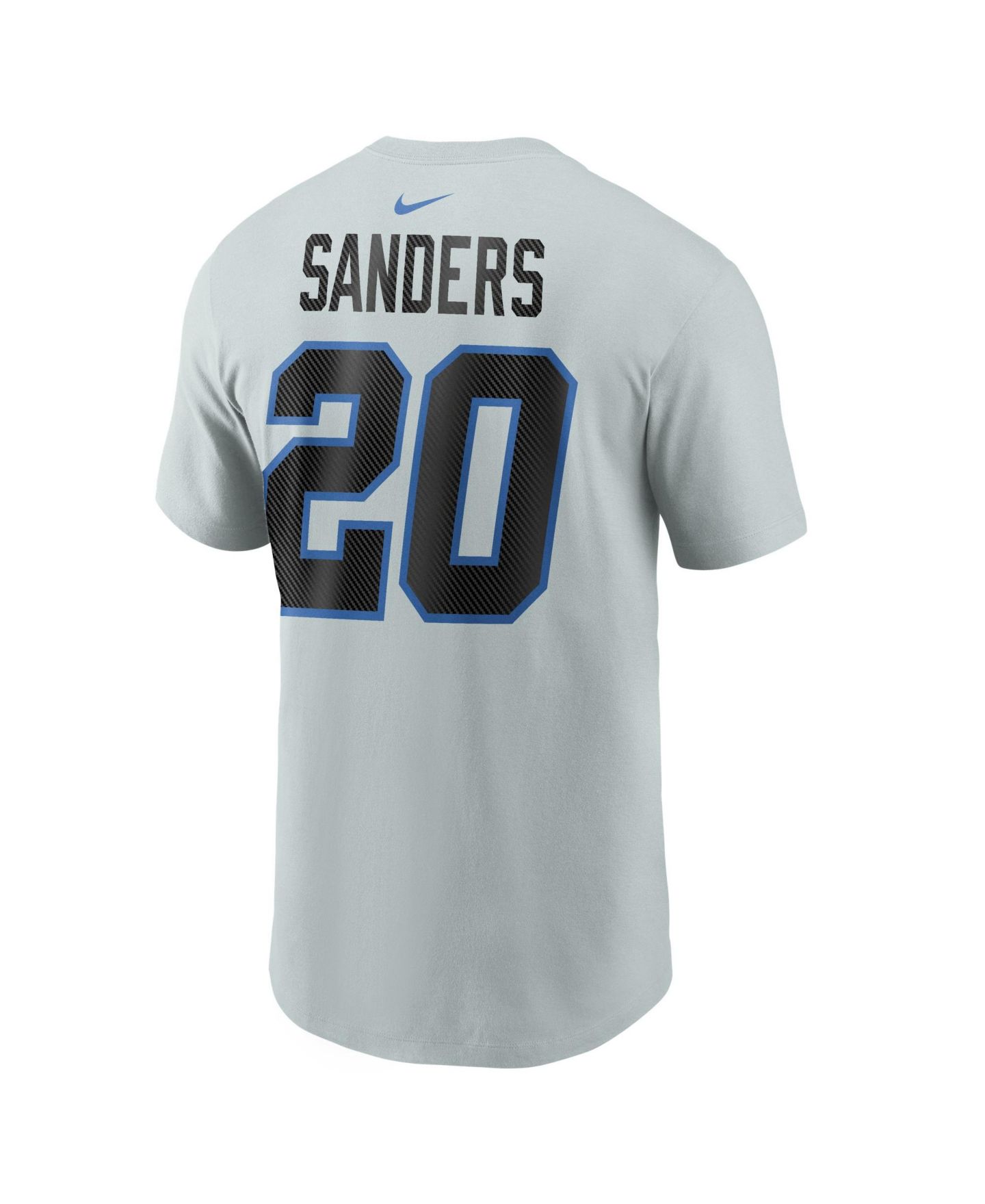 Мужская футболка Nike Barry Sanders Silver Detroit Lions 2026 Rivalries Collection Player Name & Number — фото 6