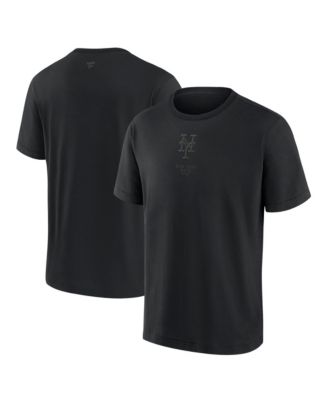 Men's New York Mets Black Out Heavyweight T-Shirt