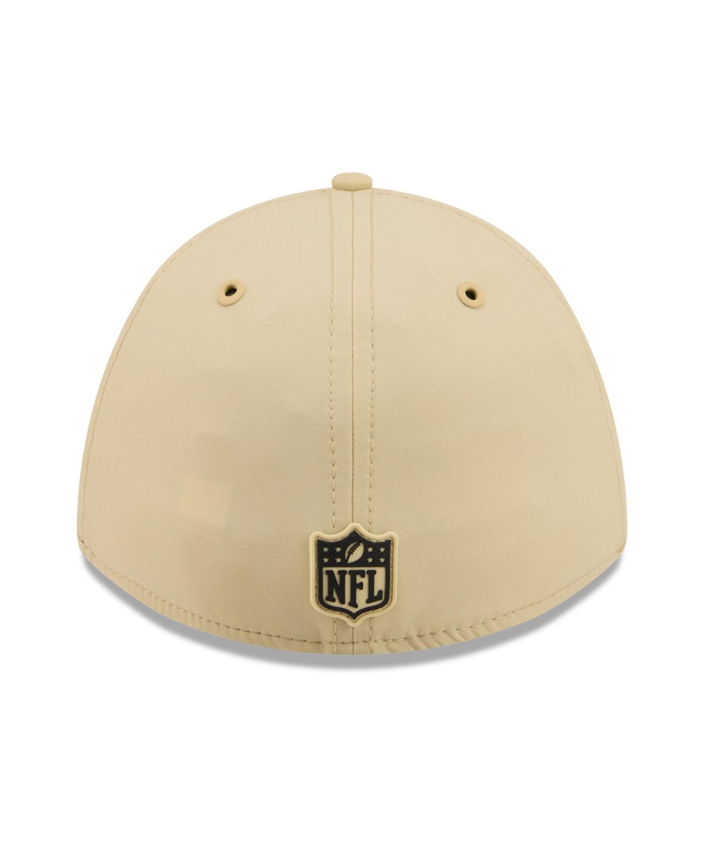 Мужская кепка New Era Gold New Orleans Saints 2026 Sideline 39THIRTY M-Crown Flex Hat — фото 4