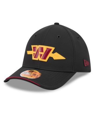 Men's Black Washington Commanders 2026 Sideline Alternate 39THIRTY M-Crown Flex Hat