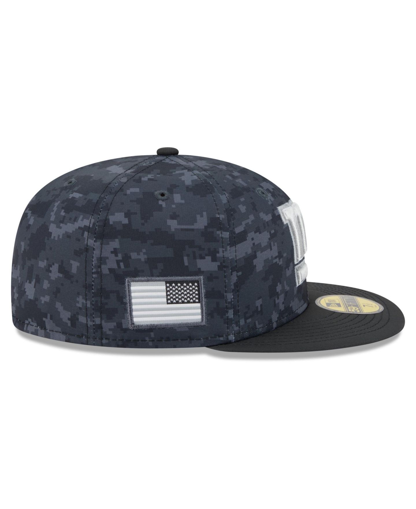 Мужская кепка New Era Black New York Giants 2026 Salute To Service 59FIFTY Fitted Hat — фото 6