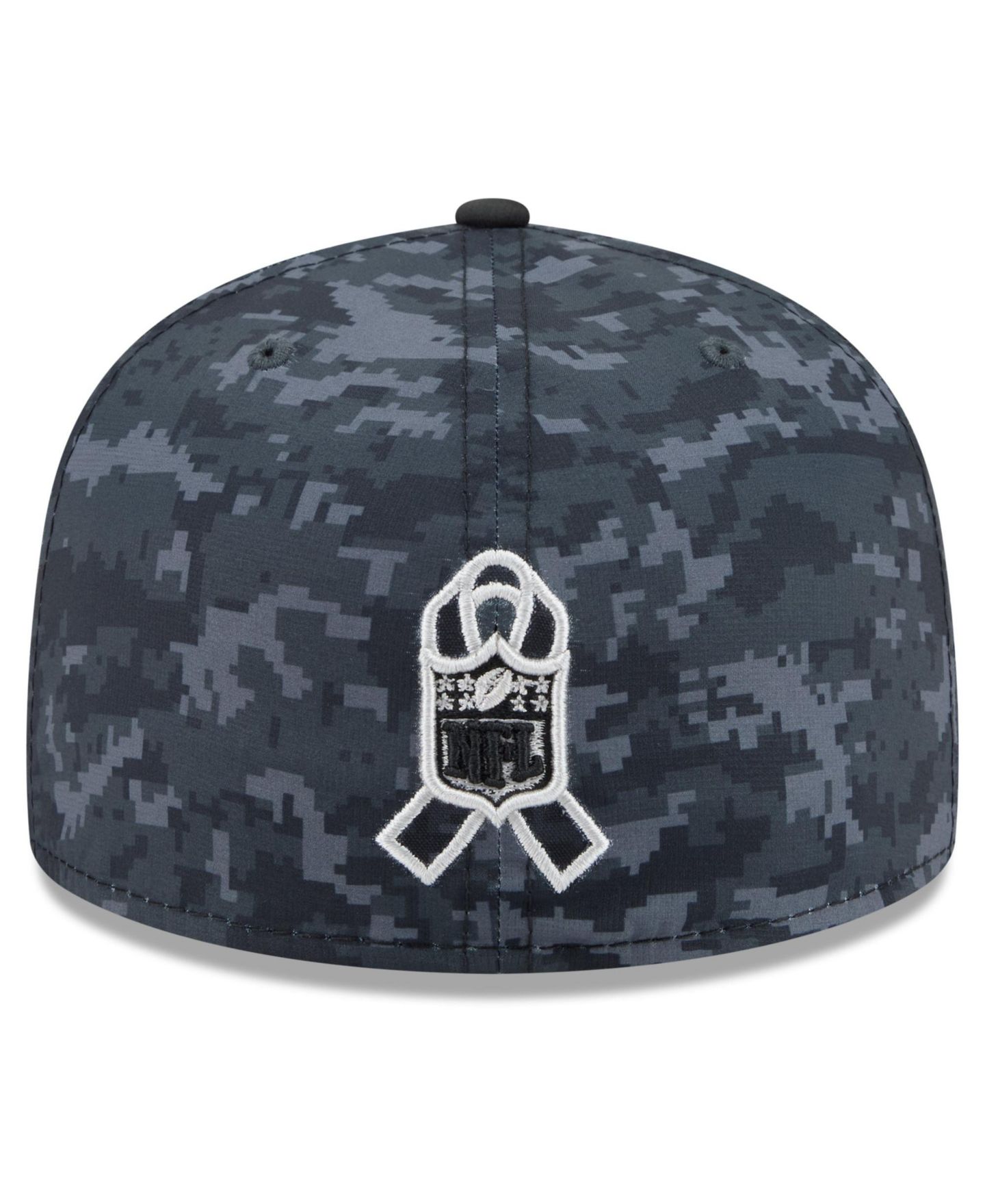 Мужская кепка New Era Black New Orleans Saints 2026 Salute To Service 59FIFTY Fitted Hat — фото 4