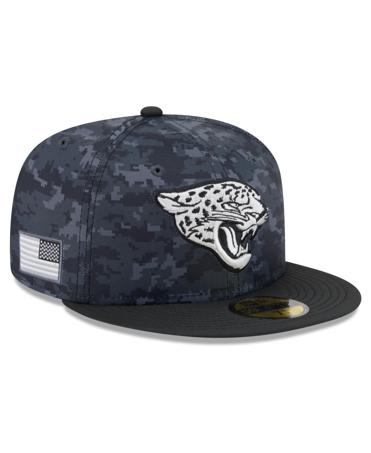New Era Men's Black Jacksonville Jaguars 2026 Salute To Service 59FIFTY Fitted Hat