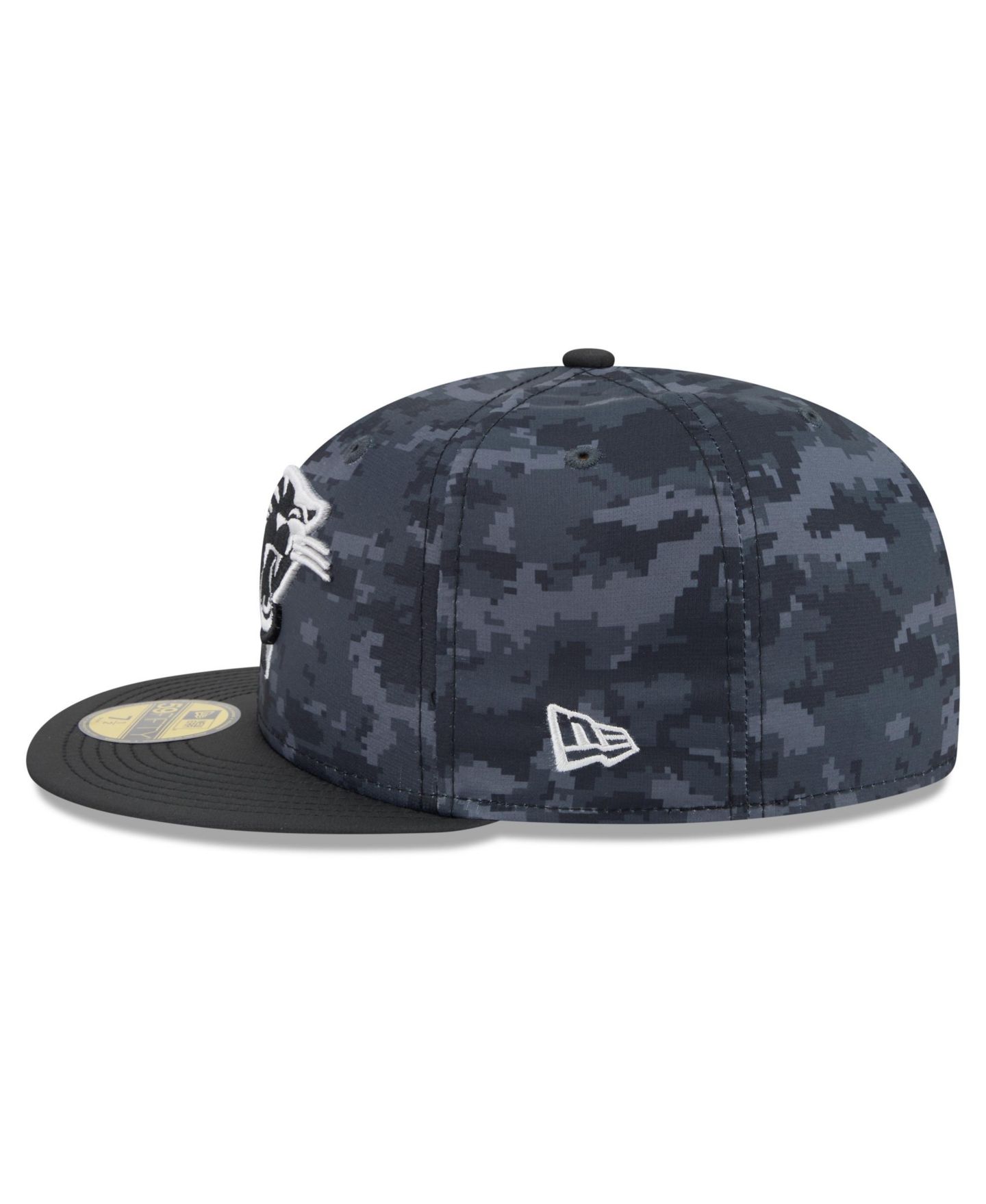 Мужская кепка New Era Black Carolina Panthers 2026 Salute To Service 59FIFTY Fitted Hat — фото 5