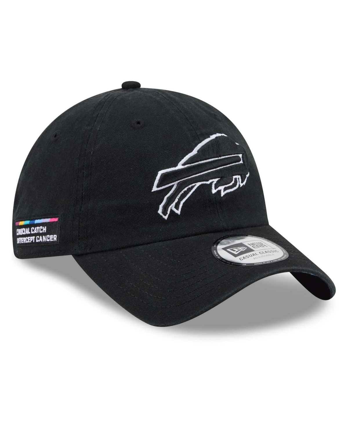 New Era Men's Black Buffalo Bills 2026 Nfl Crucial Catch Casual Classic Adjustable Hat - Black