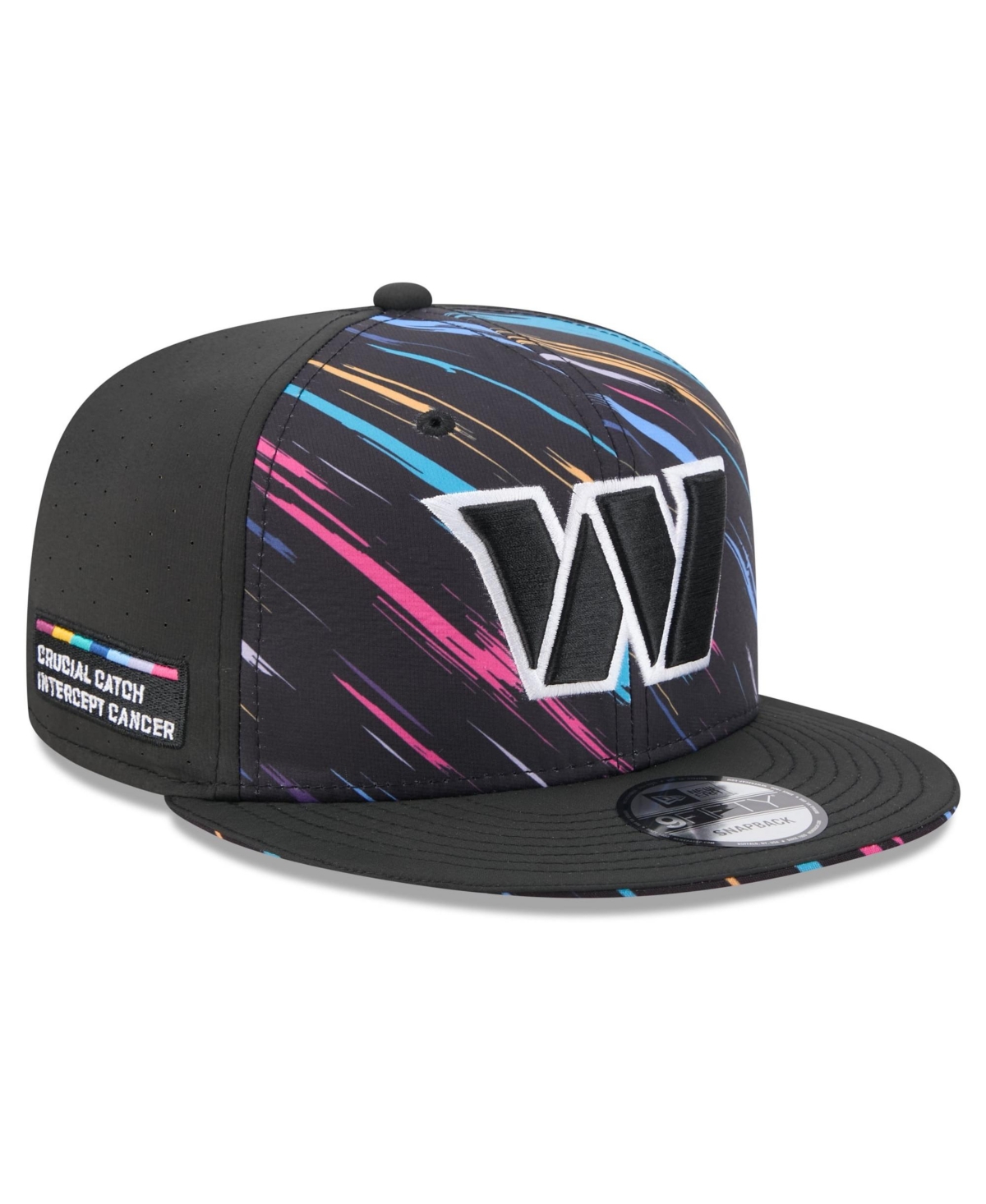 New Era Men's Black Washington Commanders 2026 Nfl Crucial Catch 9FIFTY Snapback Hat - Black