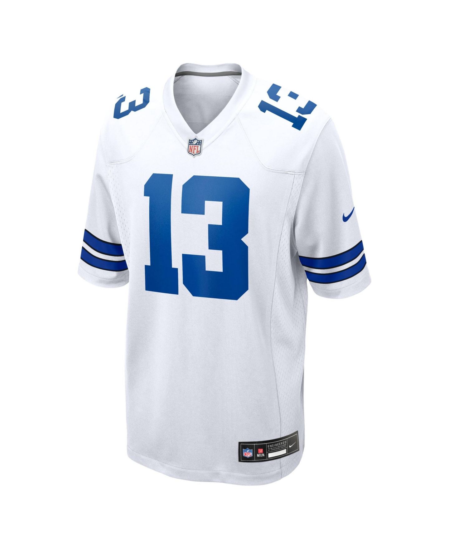Мужской топ Nike Caleb Downs White Dallas Cowboys Game Jersey — фото 2