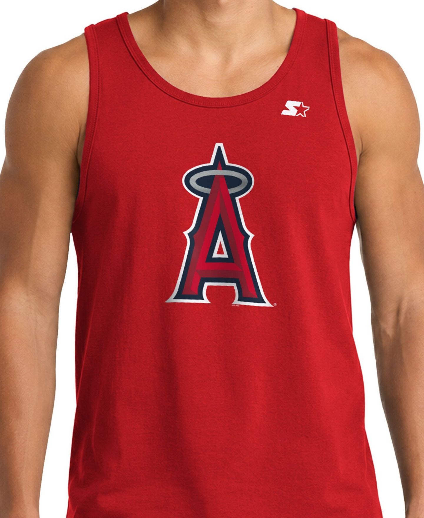 Мужской топ Starter Red Los Angeles Angels — фото 3
