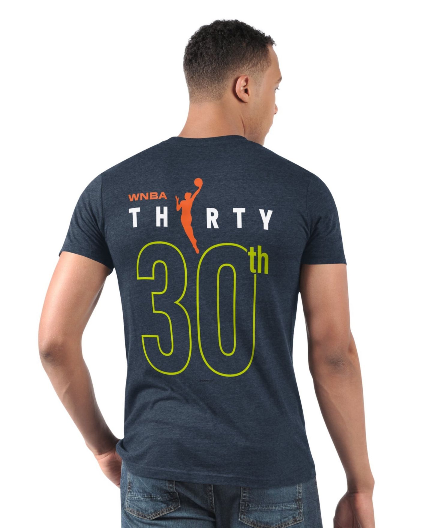 Мужская футболка Starter Navy Dallas Wings WNBA 30th Anniversary Prime Time — фото 2
