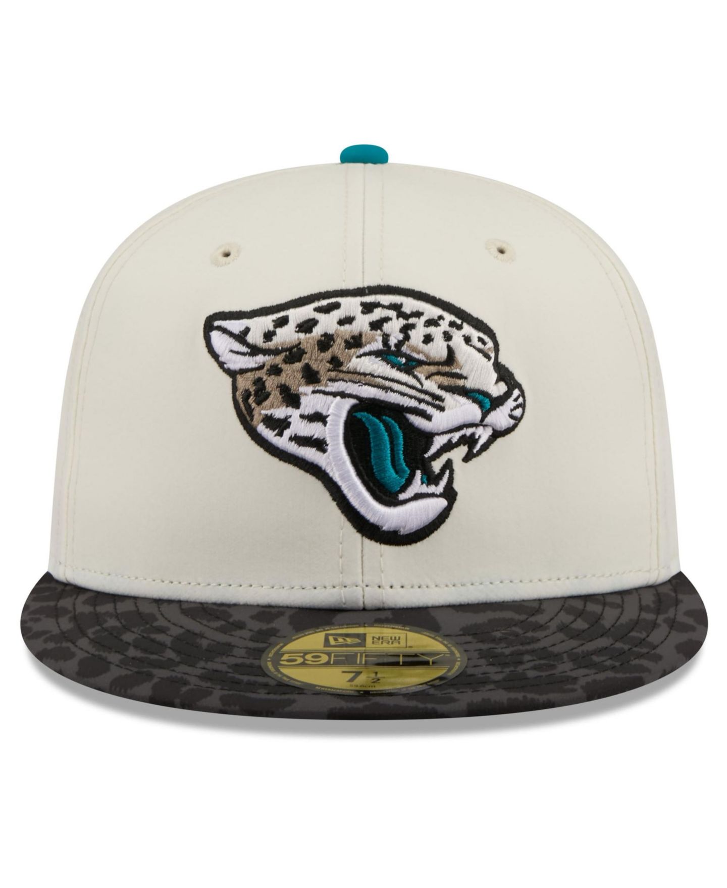 Мужская кепка New Era Natural Jacksonville Jaguars 2026 Rivalries Collection 59FIFTY Fitted Hat — фото 2