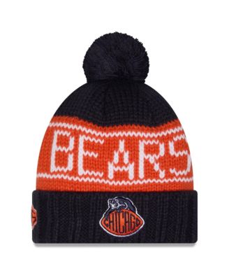 Women's Navy Chicago Bears 2026 Rivalries Collection Cuffed Knit with Pom Hat