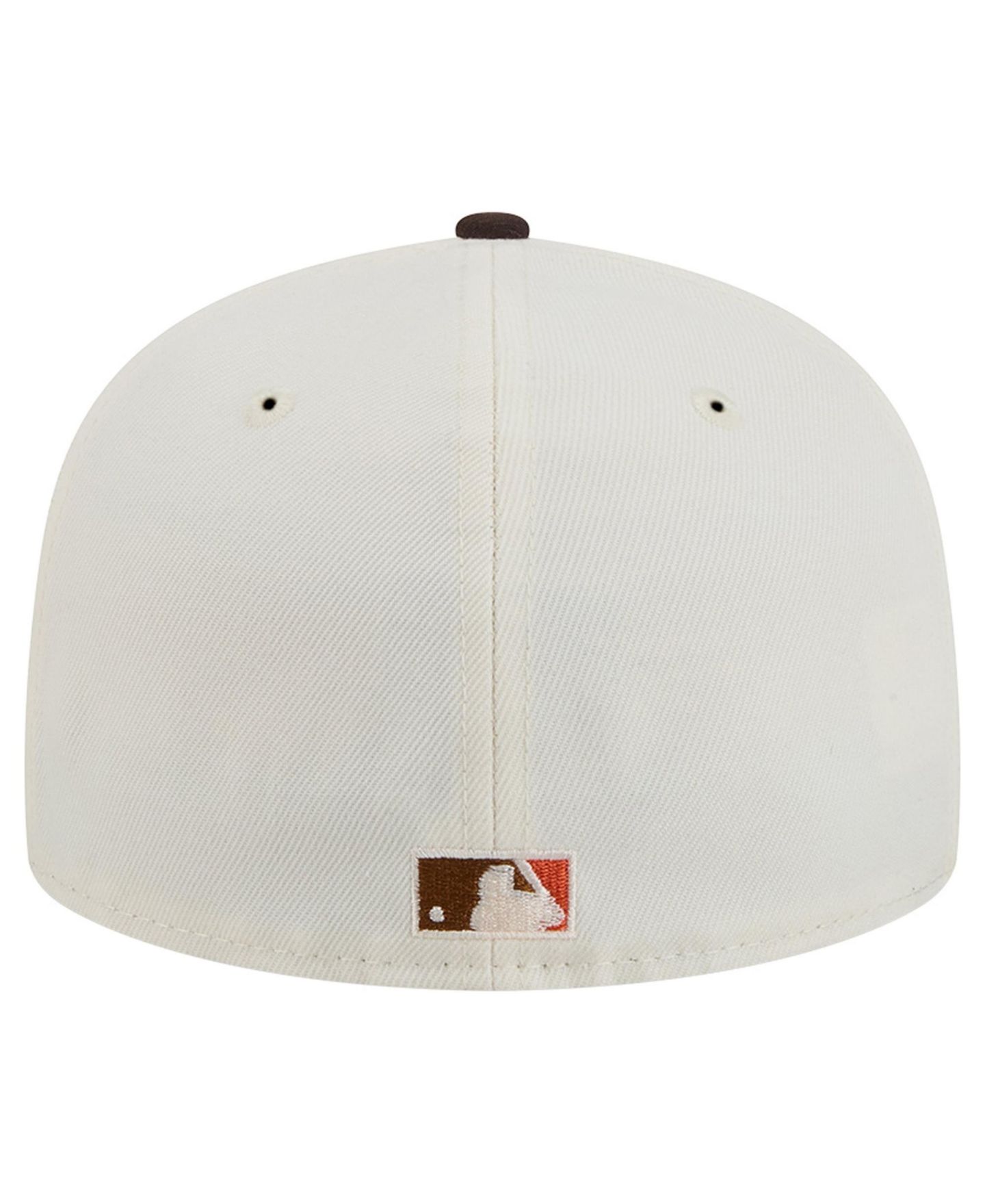 Мужская кепка New Era Natural/Brown Atlanta Braves Pumpkin Spice 59FIFTY Fitted Hat — фото 4