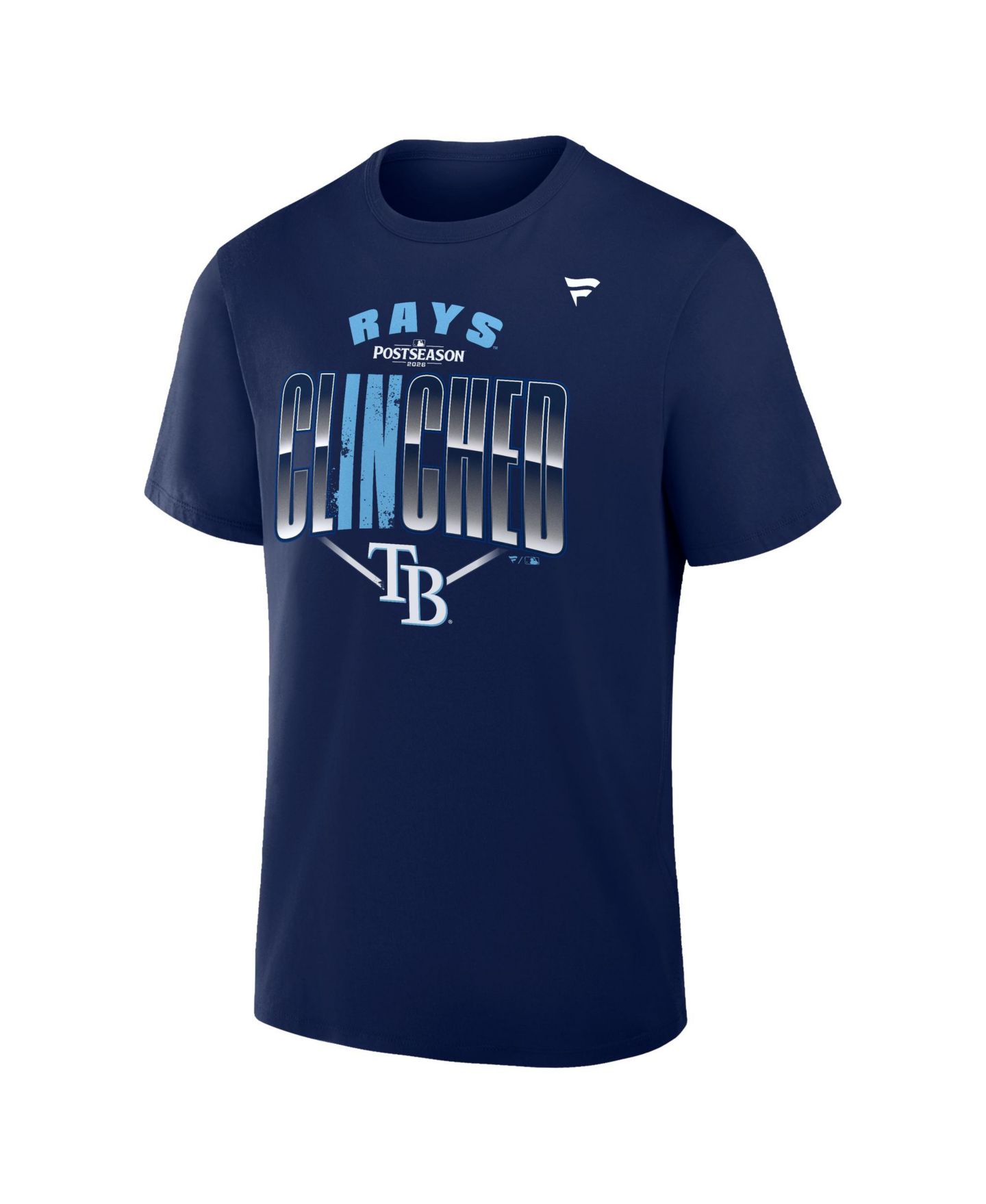 Мужская футболка Fanatics Navy Tampa Bay Rays 2026 MLB Postseason Locker Room — фото 3