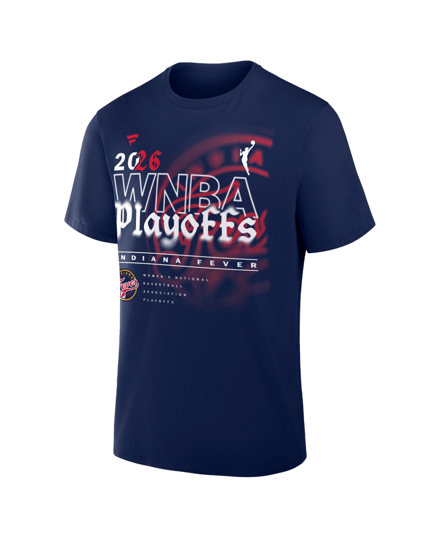 Мужская футболка Fanatics Navy Indiana Fever 2026 WNBA Playoffs — фото 3