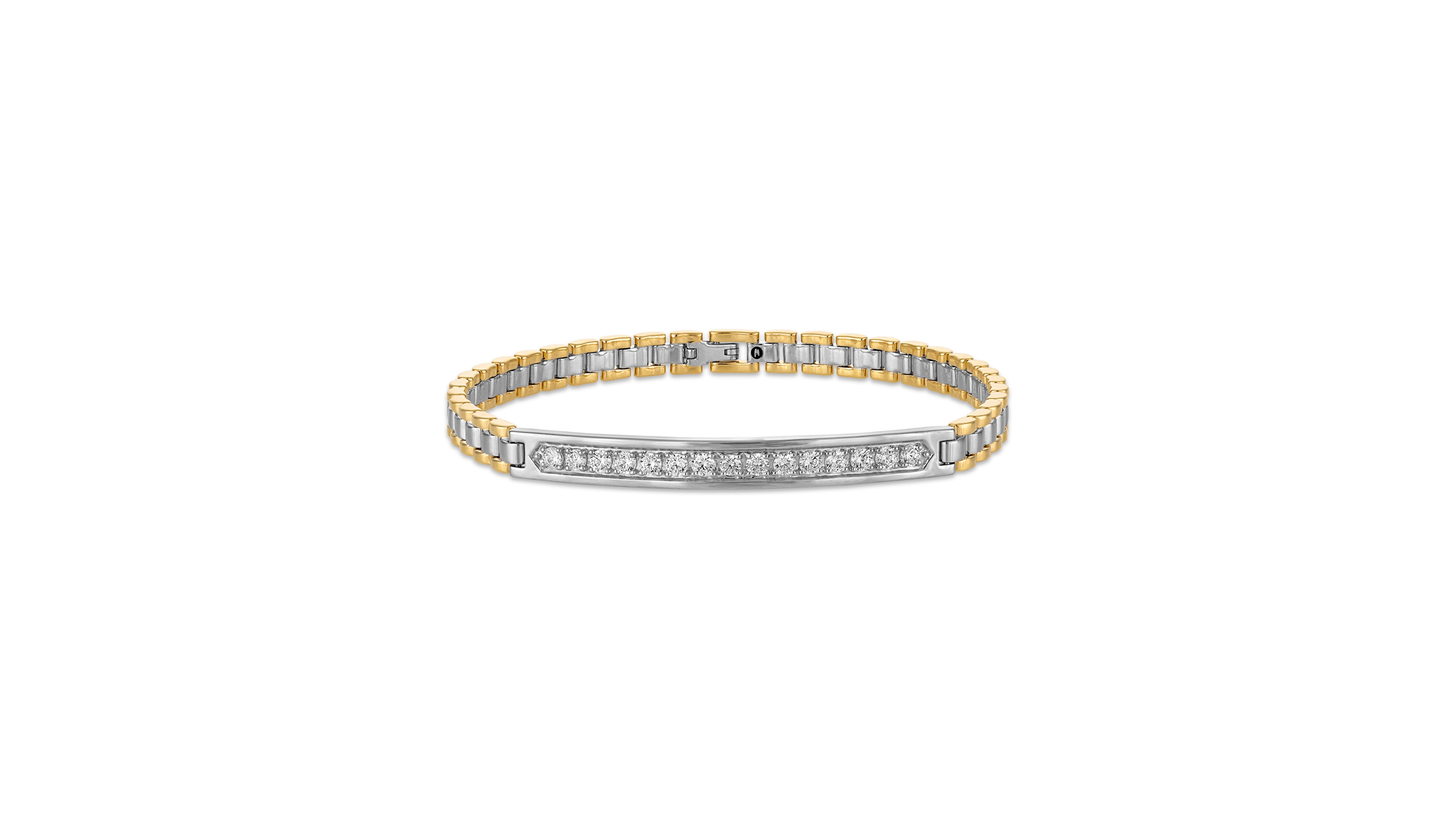 Men's Lab Grown Diamond (1 ct. t.w.) Link & Chain Bracelet
