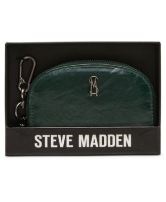 Jadez Faux Leather Coin Purse With Zipper Closure and Key Chain