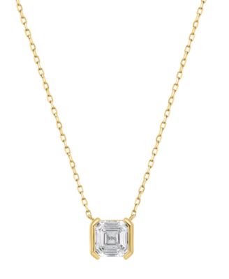 Certified Lab-Grown Diamond Pendant Necklace (2 ct.t.w.) in 14k Yellow Gold
