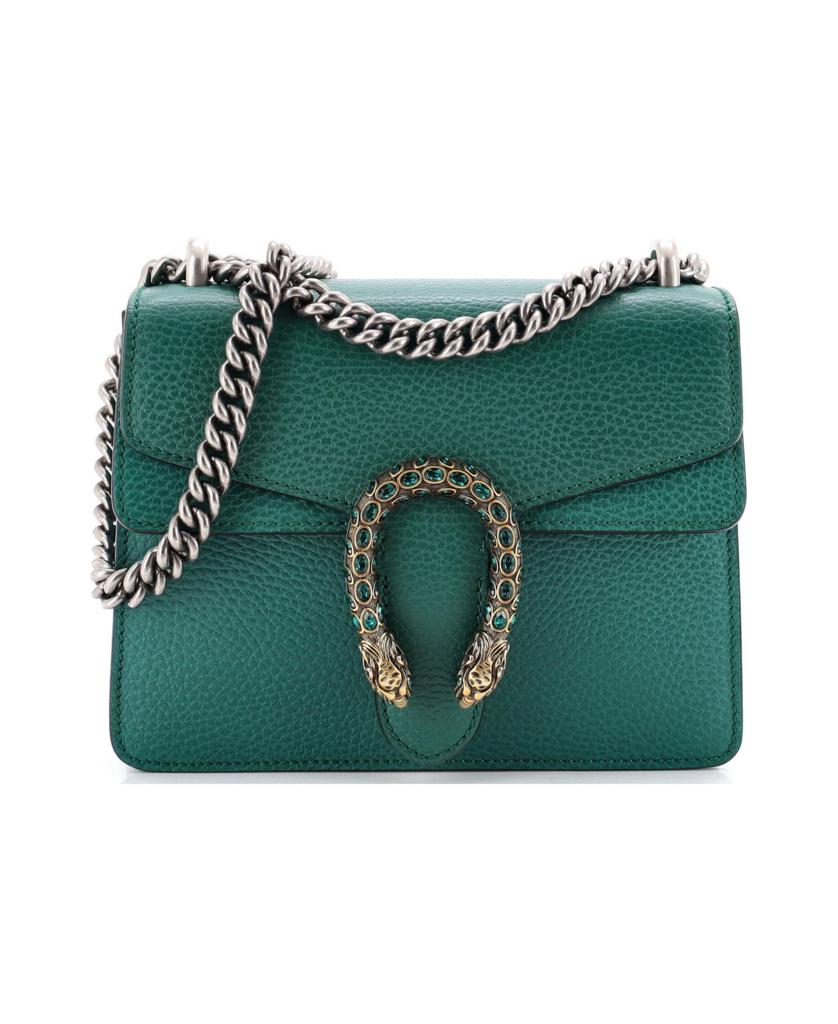 Pre-Owned Gucci Mini Dionysus Bag Leather - Green