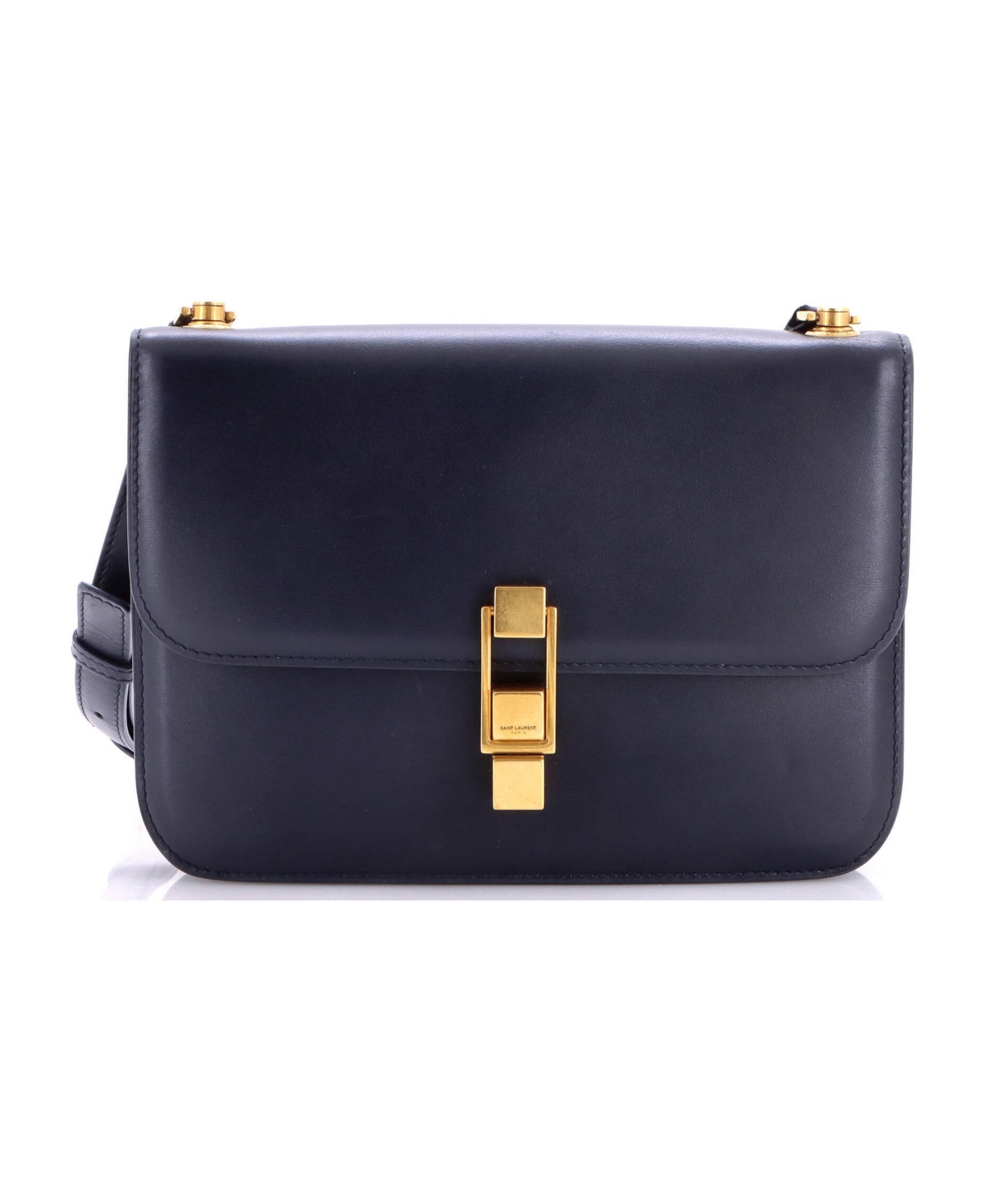 Pre-Owned Saint Laurent Medium Carre Satchel Leather