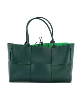 Medium Arco Tote Maxi Intrecciato Leather