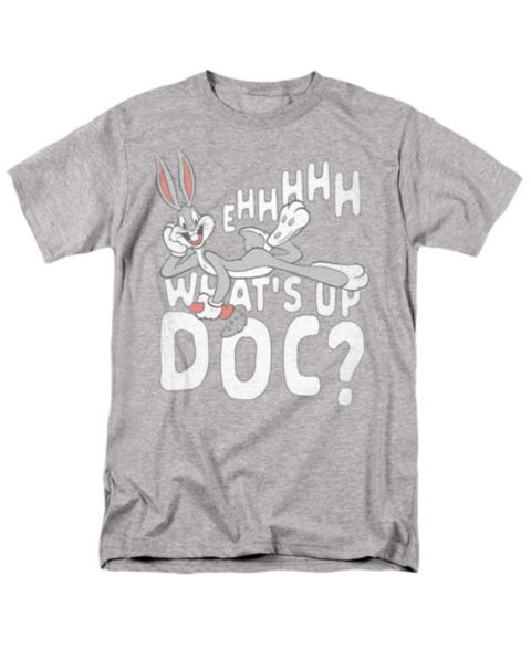 Мужская футболка Looney Tunes What's Up, цвет: Меланжевый