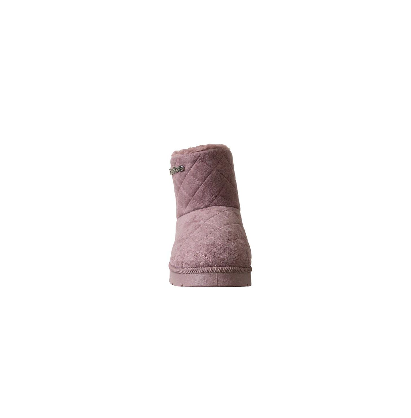 Ботинки Bebe Quilted Boots with Charms для девочек, цвет: Тёмный розовато-лиловый — фото 2