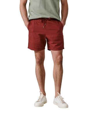 Men's Whithorn Linen-Blend Drawstring Shorts, 6" Inseam