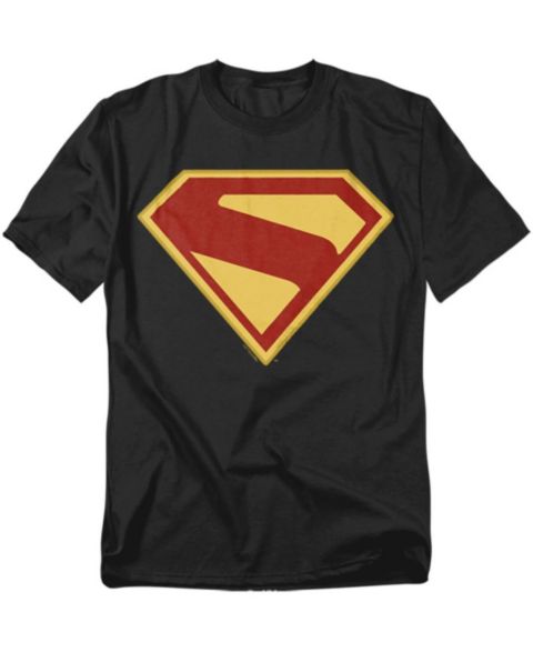 Мужская футболка Superman Big & Tall Logo, цвет: Чёрный