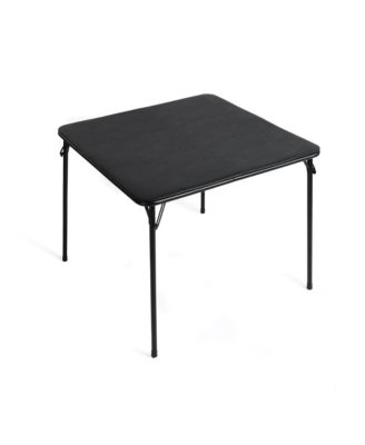 34 inches Wood and Metal Folding Square Card Table