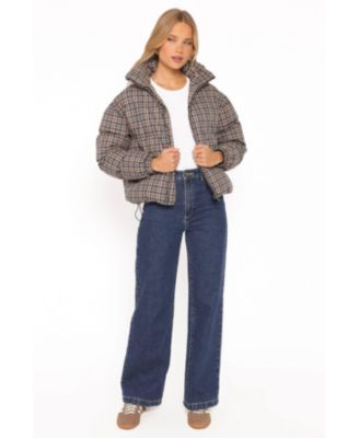 Women's Chester Plaid Puffer Jacket