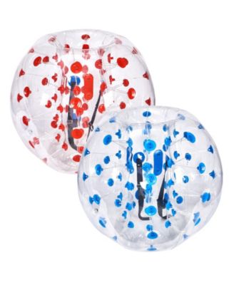2-Pack 4ft 1.2m Inflatable Sumo Zorb Bumper Balls 0.8mm PVC Bubble Balls for Outdoor Team Games