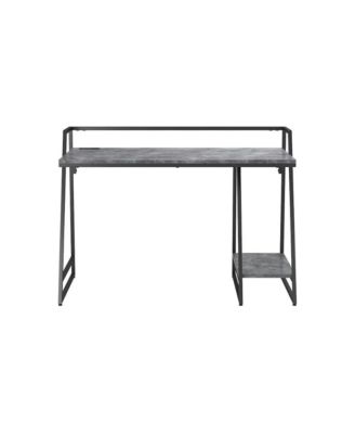 Metal Writing Desk with USB Port