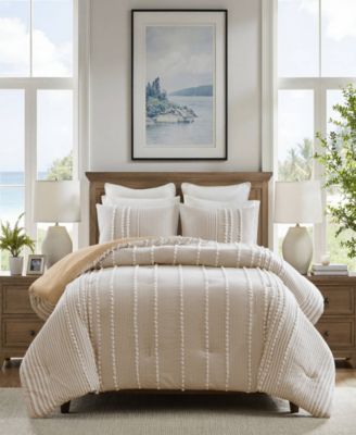Anslee Stripe 3-Pc. Comforter Set, King