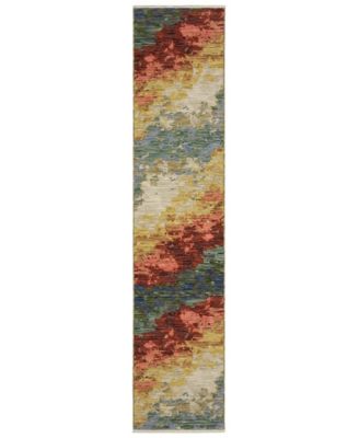 Soleri SOL04 2'6"x12' Runner Area Rug		
