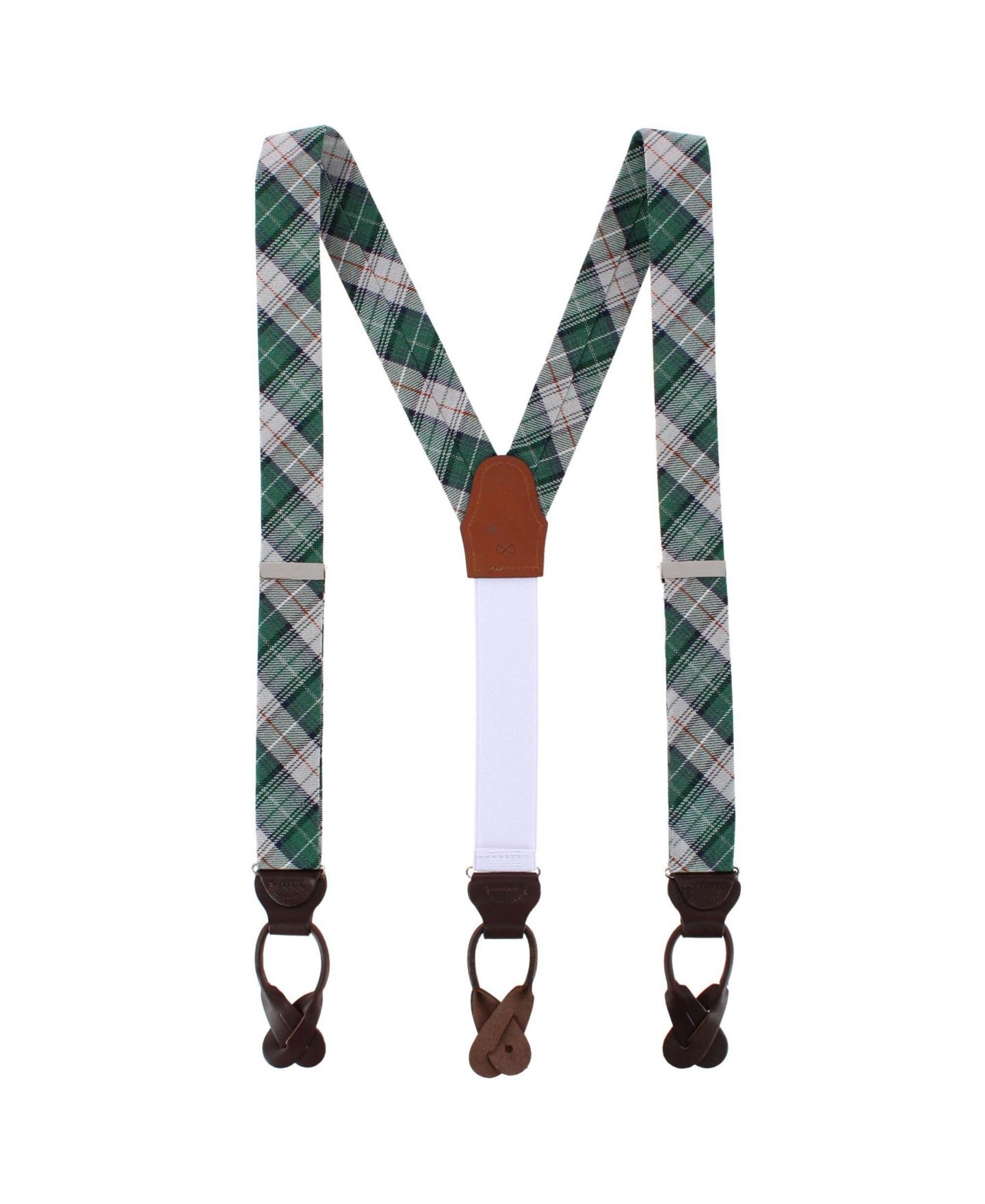 Мужские подтяжки TRAFALGAR Plaid Wool-Blend Y-Back Gerald Suspenders, цвет: Multiple — фото 1