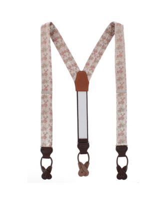 Holiday Reindeer Silk Suspenders