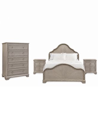 Margaux King 4-Piece Panel Bedroom Set (Bed, Chest & 2 Nightstands)