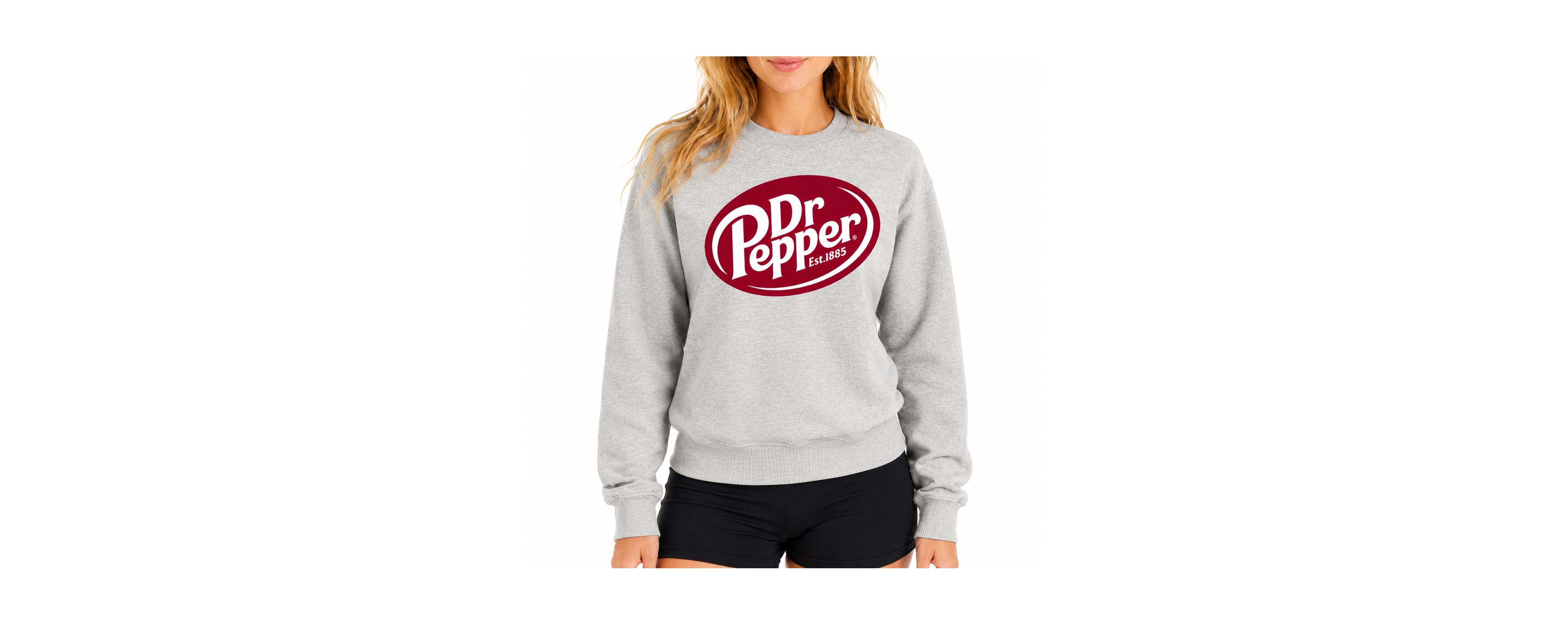 Grayson Threads, The Label Women's Dr Pepper Long-Sleeve Sweatshirt