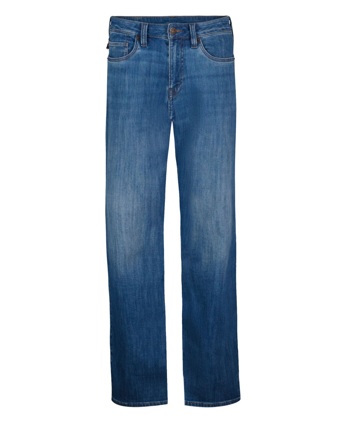 Мужские джинсы Buffalo David Bitton Relaxed Straight-Leg Driven, цвет: Индиго — фото 5
