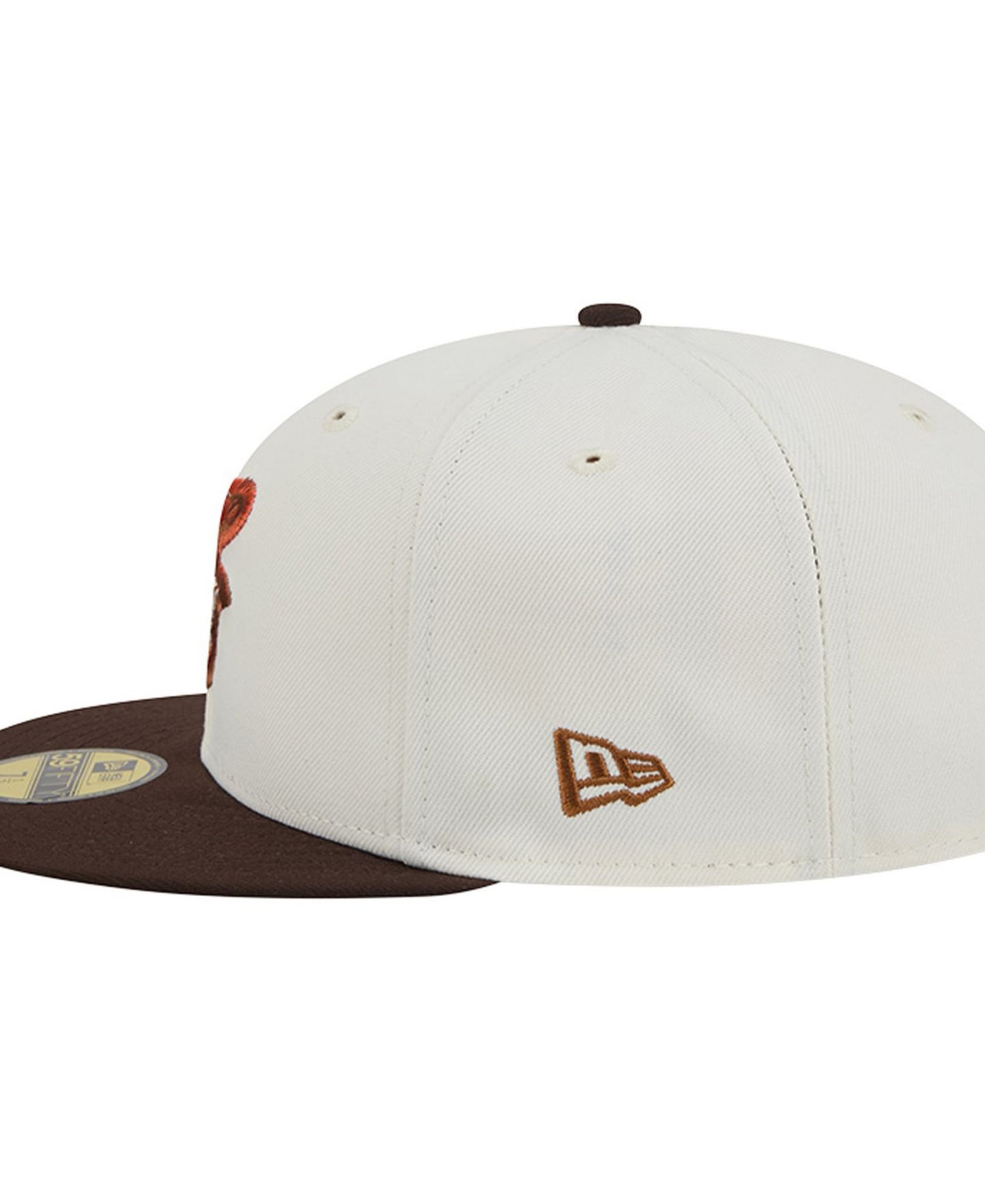 Мужская кепка New Era Natural/Brown Baltimore Orioles Pumpkin Spice 59FIFTY Fitted Hat — фото 2