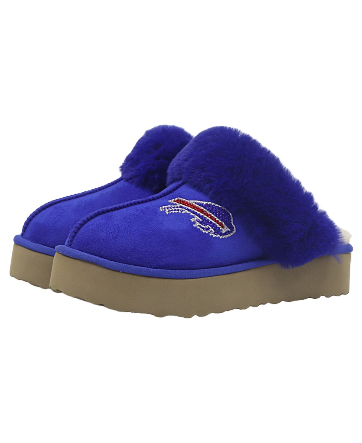 Fabgating By Cuce Men's and Women's Blue Buffalo Bills Team Color Slipper Boots - Blue