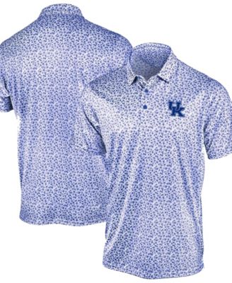 Men's Royal Kentucky Wildcats Flourish  Polo Shirt