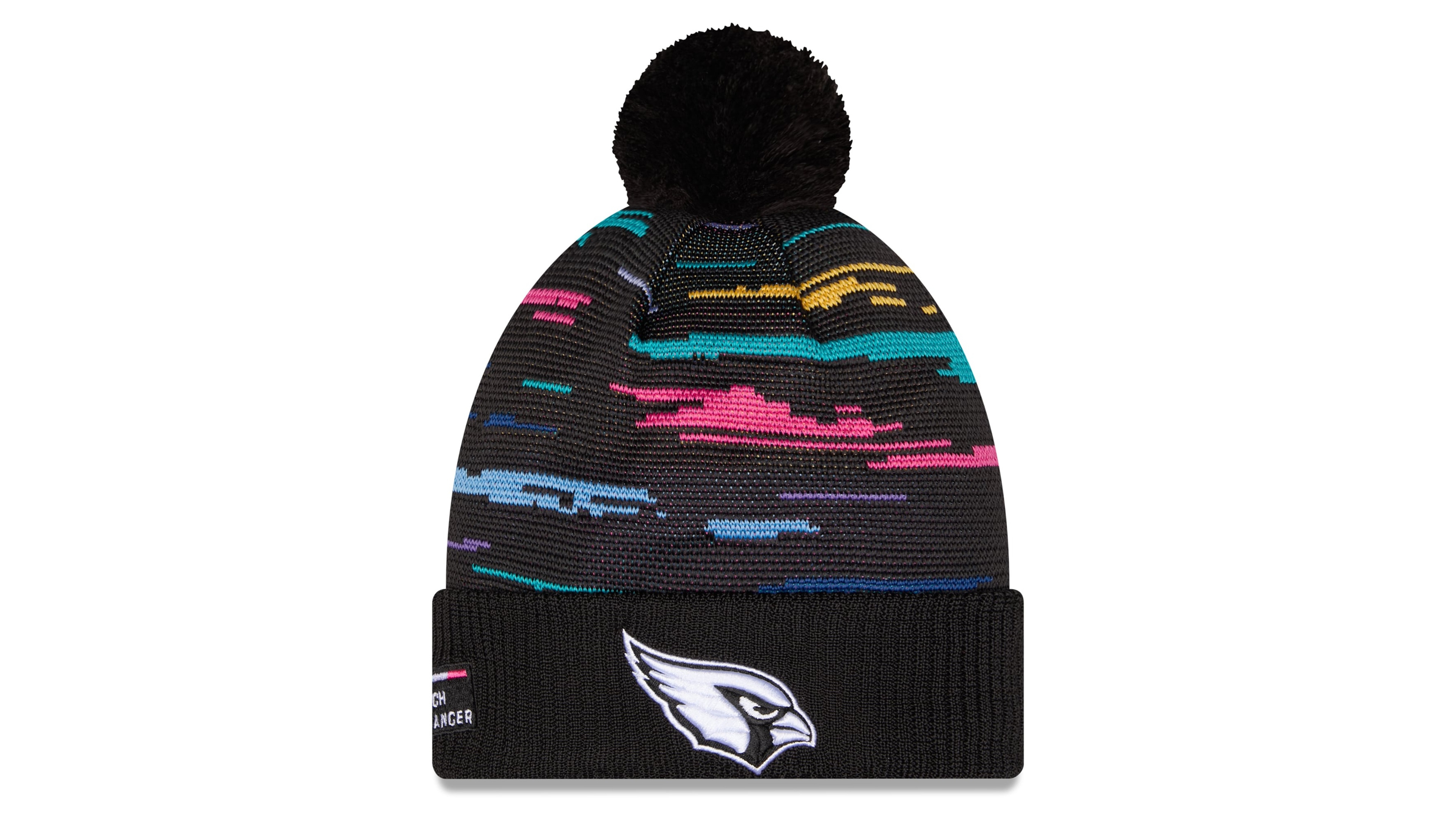 New Era Men's Black Arizona Cardinals 2026 Nfl Crucial Catch Cuffed Knit Hat