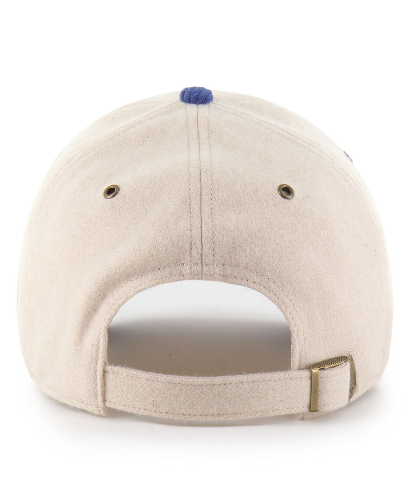 Мужская кепка '47 Brand Natural/Royal Chicago Cubs Rope Script Clean Up Adjustable Hat — фото 2