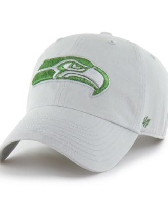 Men's  Gray Seattle Seahawks Rivalries Collection Clean Up Adjustable Hat
