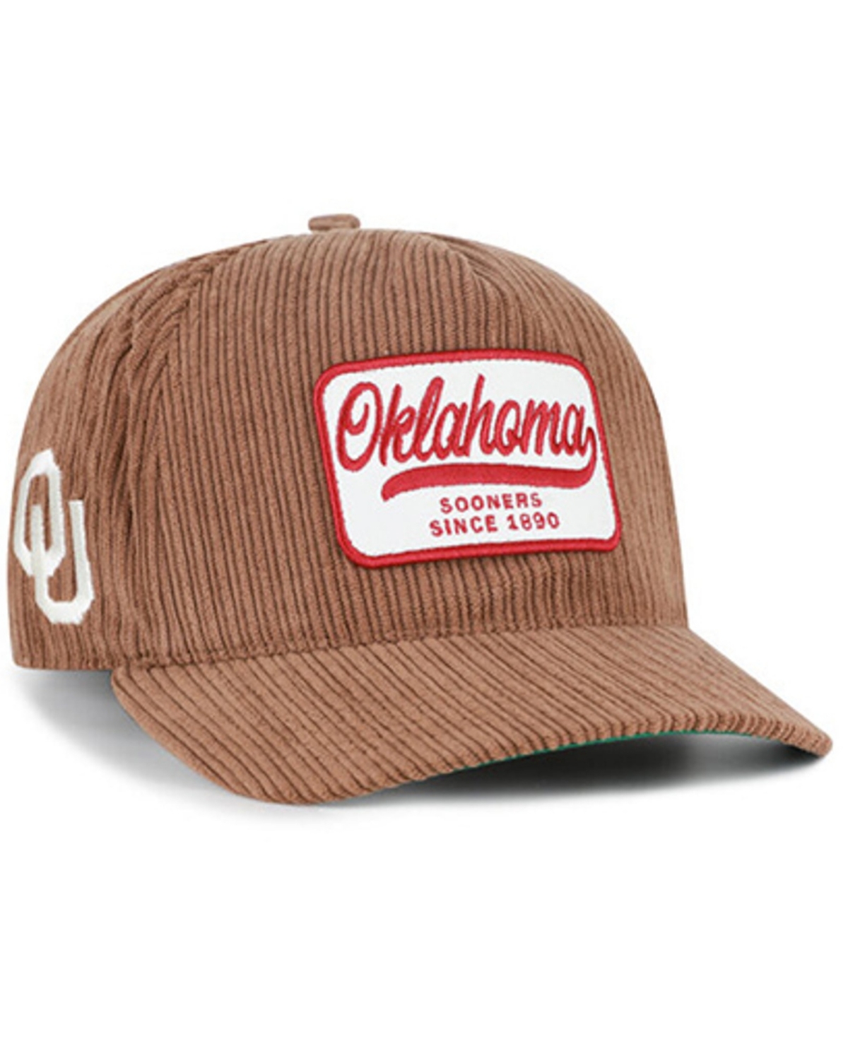 '47 Brand Men's and Women's Brown Oklahoma Sooners Corduroy Patch Hitch Adjustable Hat - Brown