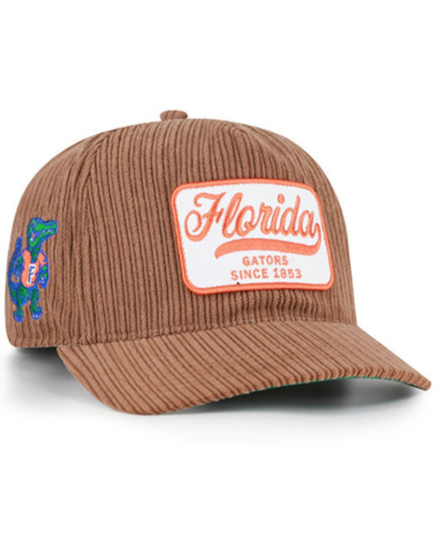Кепка '47 Brand Brown Florida Gators Corduroy Patch Hitch Adjustable Hat — фото 1